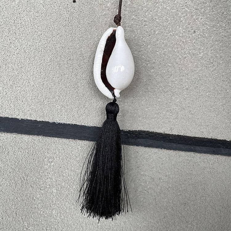 Boho Shell Tassel Lariat Necklace for Women – Layered Beach &amp; Vacation Jewelry