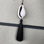Boho Shell Tassel Lariat Necklace for Women – Layered Beach &amp; Vacation Jewelry