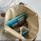 Handmade Woven Tote Bag for Women – Large Summer Beach &amp; Everyday Carry Bag