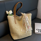 Handmade Woven Tote Bag for Women – Large Summer Beach &amp; Everyday Carry Bag