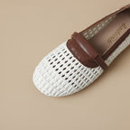 Woven Slip-On Loafers for Women – Breathable Casual Walking Flats