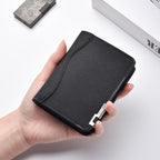 Ultra-Thin Canvas Wallet for Men – Slim Vertical Card Holder