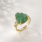 Green Adjustable Ring for Men & Women – Fashion Jewelry Accessory
