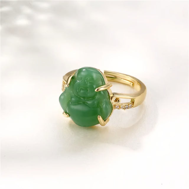 Green Adjustable Ring for Men & Women – Fashion Jewelry Accessory