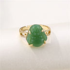 Green Adjustable Ring for Men & Women – Fashion Jewelry Accessory