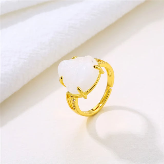 Green Adjustable Ring for Men & Women – Fashion Jewelry Accessory