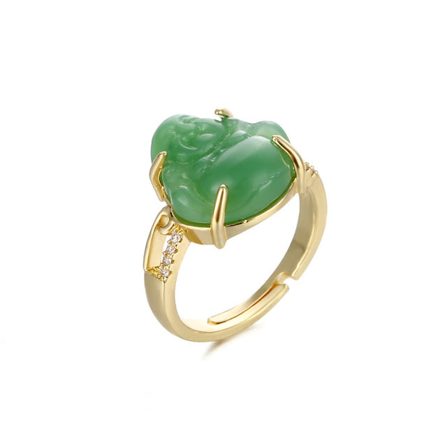 Green Adjustable Ring for Men & Women – Fashion Jewelry Accessory