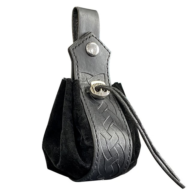 Viking-Style Medieval Belt Pouch – Retro Coin Purse & Waist Bag