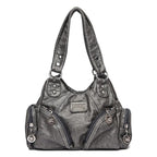 Mini PU Leather Crossbody Bag for Women – Black Shoulder Handbag