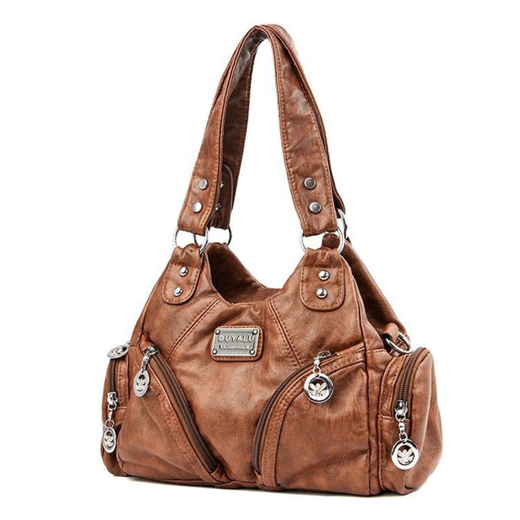 Mini PU Leather Crossbody Bag for Women – Black Shoulder Handbag